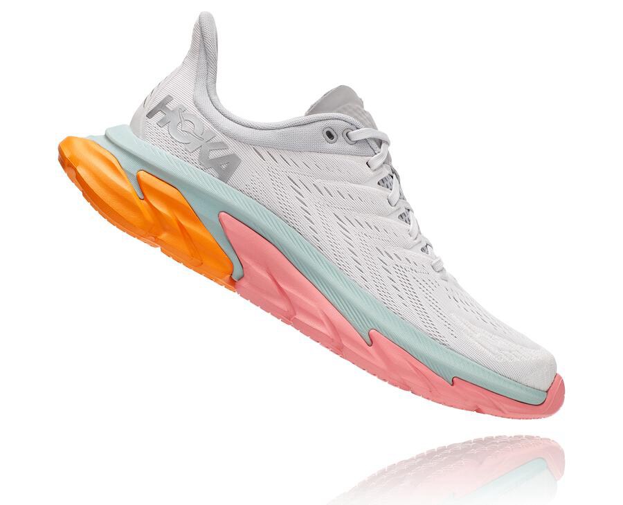 Hoka One One Tenisky Panske Biele - Clifton Edge - 75923-XMHE